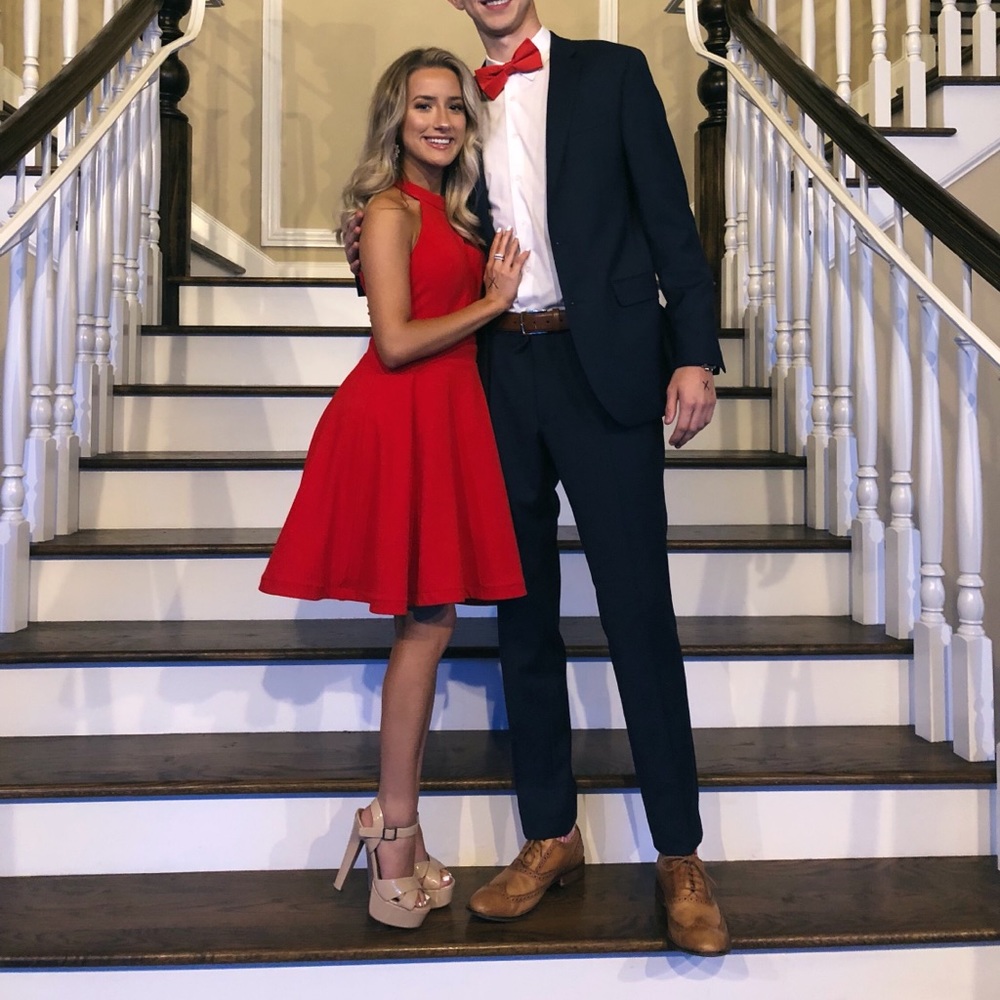 Red homecoming/formal dress